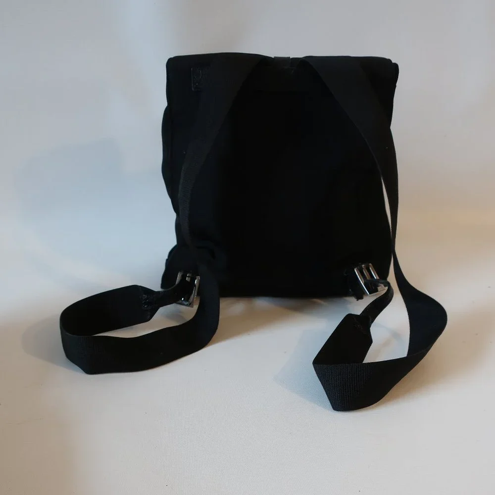 Womens Gucci Black 003-0236-3754 Mixed Media Backpack Bag * - Picture 8 of 16